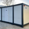 conteneur douche 6 personnes Conteneur de douche 6 places neuf 2,40 × 6,00 m avec lavabos