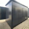 conteneur de toilettes2 4 × 2 m Conteneur de toilettes double 4 × 2 m avec rampe d’accès PMR