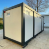 bloc douche chantier2 Conteneur de douche 6 places neuf 2,40 × 6,00 m avec lavabos