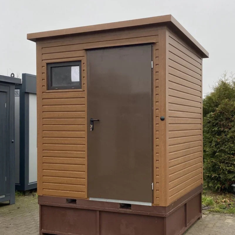 Conteneur sanitaire 10 pieds 2,00 × 2,00 × 3,00 m avec douche et réservoir