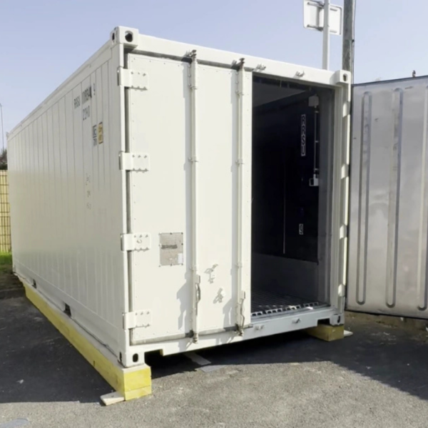 Container isotherme 20 pieds avec climatisation réversible et éclairage LED