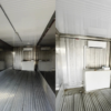 Container isotherme 20 pieds avec climatisation réversible et éclairage LED