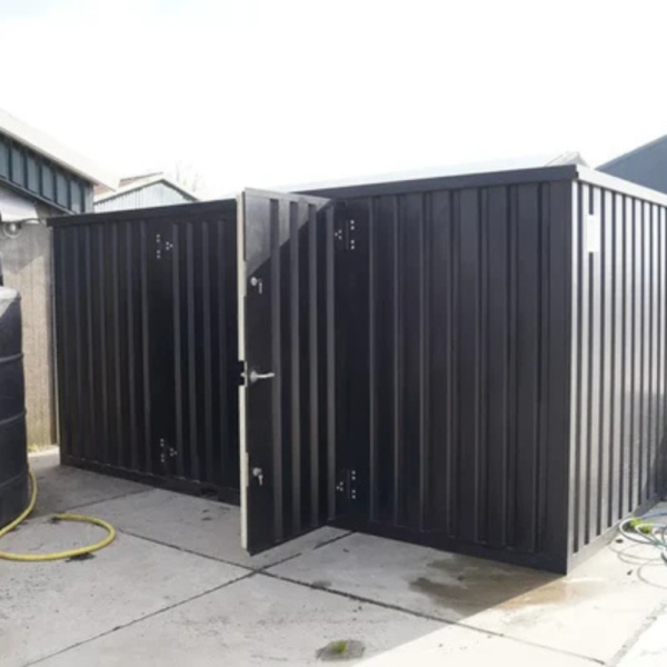 Conteneur de stockage 5 × 2 m avec double porte latérale – 10 m². Conteneur de stockage 5 × 2 m avec double porte latérale – 10 m²