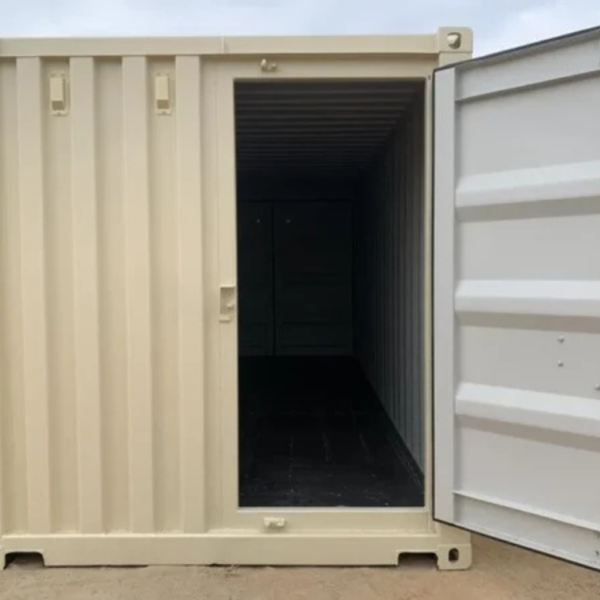 Conteneur maritime à trois portes de 20 pieds. Conteneur maritime 20 pieds à trois portes en acier Corten