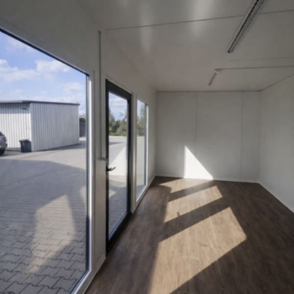 Conteneur bureau de 18 m² avec toilettes