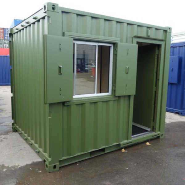 Conteneur bureau 10 pieds aménagé et isolé. – 7,25 m² Conteneur bureau 10 pieds aménagé et isolé – 7,25 m²